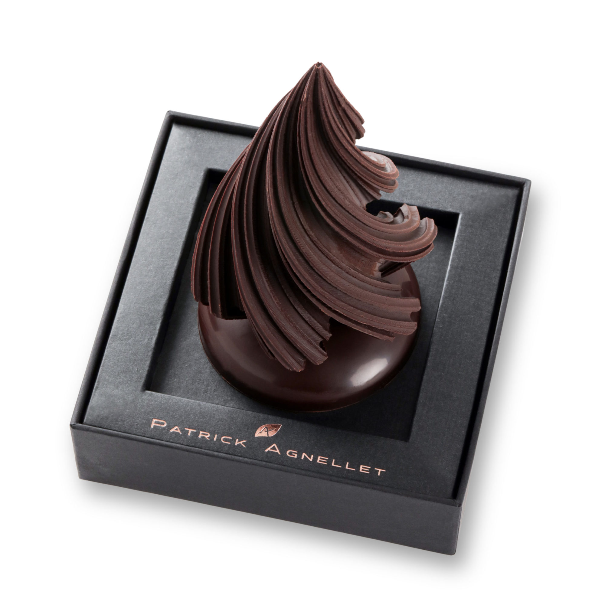 Coffret chocolats : bâton de crème vanille enrobé de chocolat noir